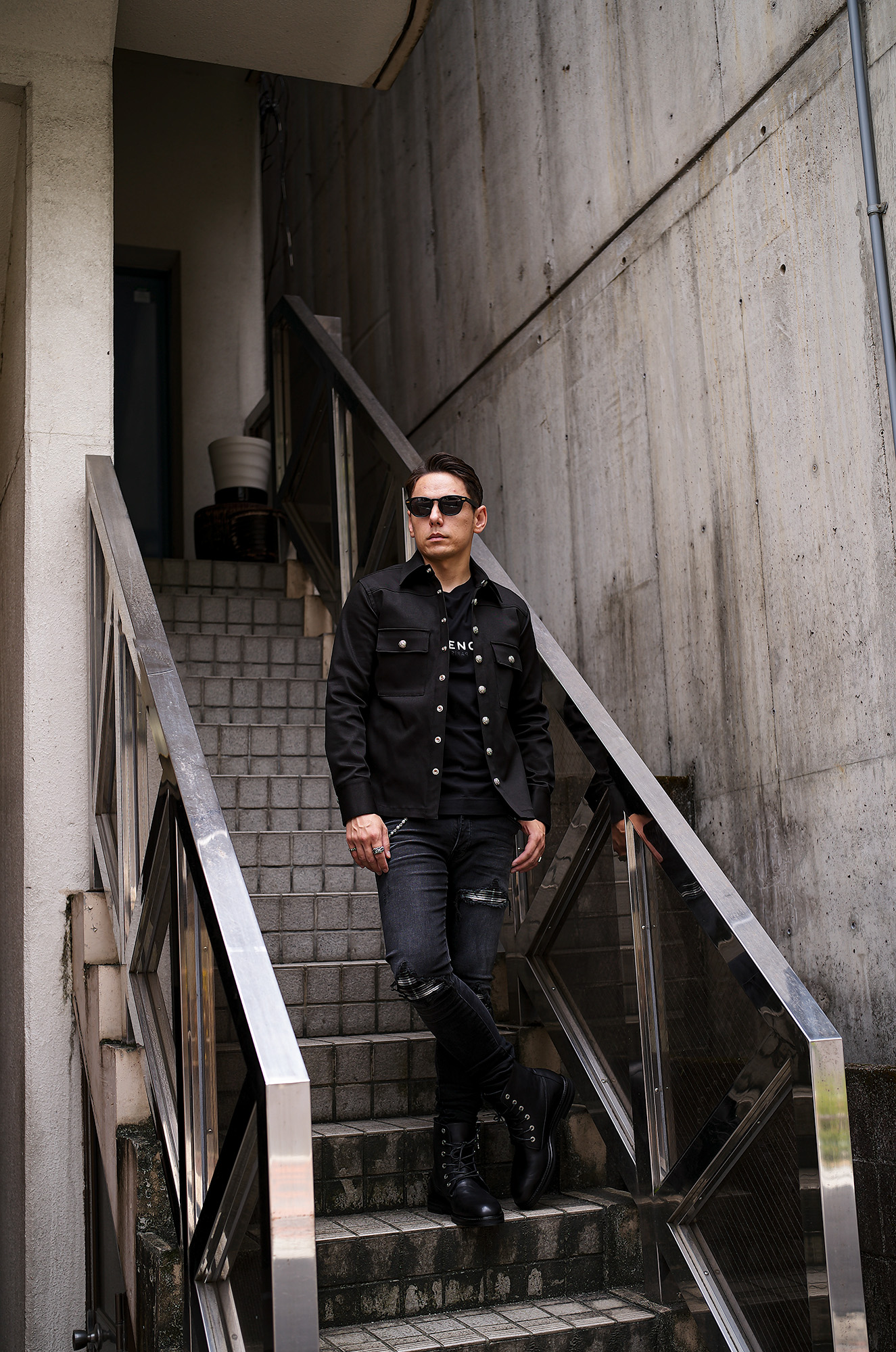 Balvenie Wilhelm (バルヴェニー ヴィルヘルム) No.14 DENIM SHIRTS 925 SILVER (デニムシャツ 925シルバー) デニムシャツ BLACK (ブラック) 愛知　名古屋 Alto e Diritto altoediritto アルトエデリット