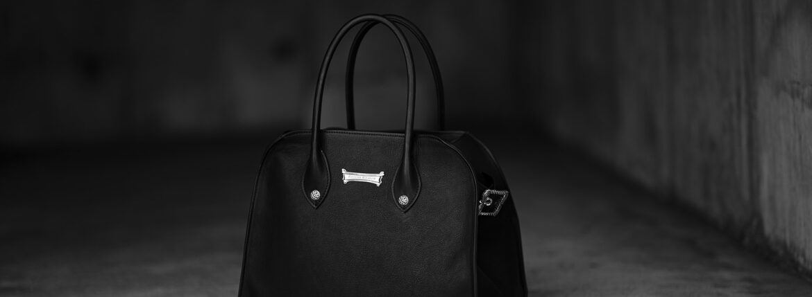 Balvenie Wilhelm "No.29" LEATHER BAG 925 SILVER COW LEATHER BLACK　バルヴェニー ヴィルヘルム ナンバートゥエンティナイン レザーバック 925シルバー ブラック Made In England イギリス製 愛知　名古屋 Alto e Diritto altoediritto アルトエデリット レザートートバック totebag leathertote