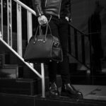 Balvenie Wilhelm No.29 LEATHER BAG 925 SILVER COW LEATHER BLACK　バルヴェニー ヴィルヘルム ナンバートゥエンティナイン レザーバック 925シルバー ブラック Made In England イギリス製 愛知　名古屋 Alto e Diritto altoediritto アルトエデリット レザートートバック totebag leathertotev