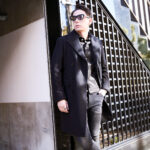 BELVEST (ベルベスト) NEW CLASSIC POLO COAT ニュークラシック ポロコート Vintage Wool ヴィンテージウール ポロコート BLACK (ブラック) Made in italy (イタリア製) 愛知 名古屋 Alto e Diritto altoediritto アルトエデリット