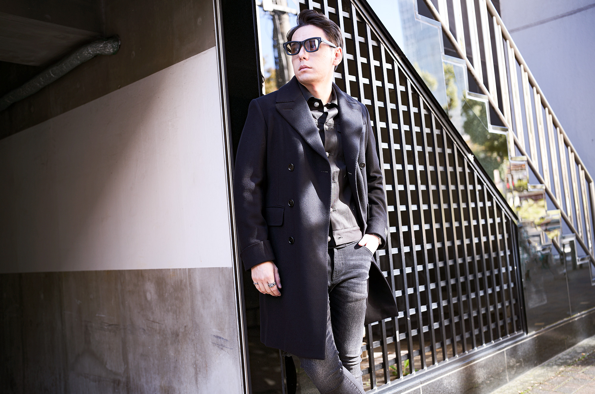 BELVEST (ベルベスト) NEW CLASSIC POLO COAT ニュークラシック ポロコート Vintage Wool ヴィンテージウール ポロコート BLACK (ブラック) Made in italy (イタリア製) 愛知 名古屋 Alto e Diritto altoediritto アルトエデリット