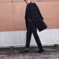 cuervo bopoha (クエルボ ヴァローナ) Sartoria Collection (サルトリア コレクション) Chris (クリス) DRESS WOOL SLACKS ウール ドレス パンツ BLACK (ブラック・99) MADE IN JAPAN (日本製) 【ご予約開始】のイメージ