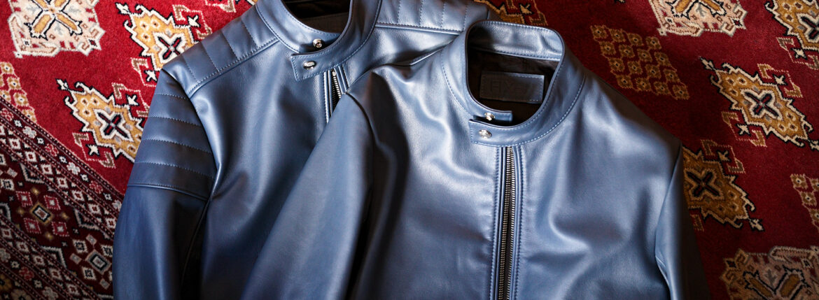 FIXER F2 SINGLE RIDERS Cow Leather "NAVY" /// FIXER F0 SINGLE RIDERS Cow Leather "NAVY" フィクサー シングルライダース カウレザー エフツー エフゼロ ネイビー 紺色 愛知 名古屋 Alto e Diritto altoediritto アルトエデリット
