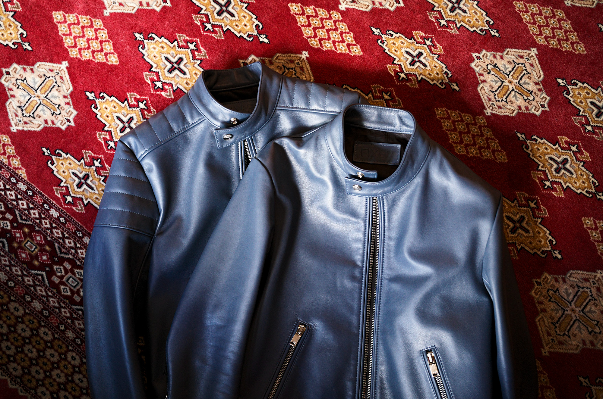 FIXER F2 SINGLE RIDERS Cow Leather "NAVY" /// FIXER F0 SINGLE RIDERS Cow Leather "NAVY" フィクサー シングルライダース カウレザー エフツー エフゼロ ネイビー 紺色 愛知 名古屋 Alto e Diritto altoediritto アルトエデリット
