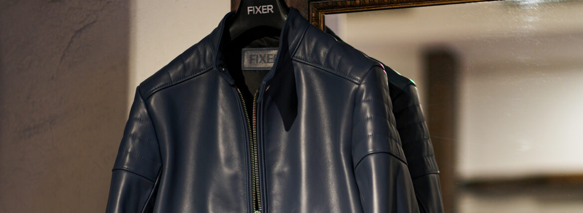 FIXER F2 SINGLE RIDERS Cow Leather NAVY フィクサー エフツー シングルライダース カウレザー ネイビー 愛知 名古屋 Alto e Diritto altoediritto アルトエデリット