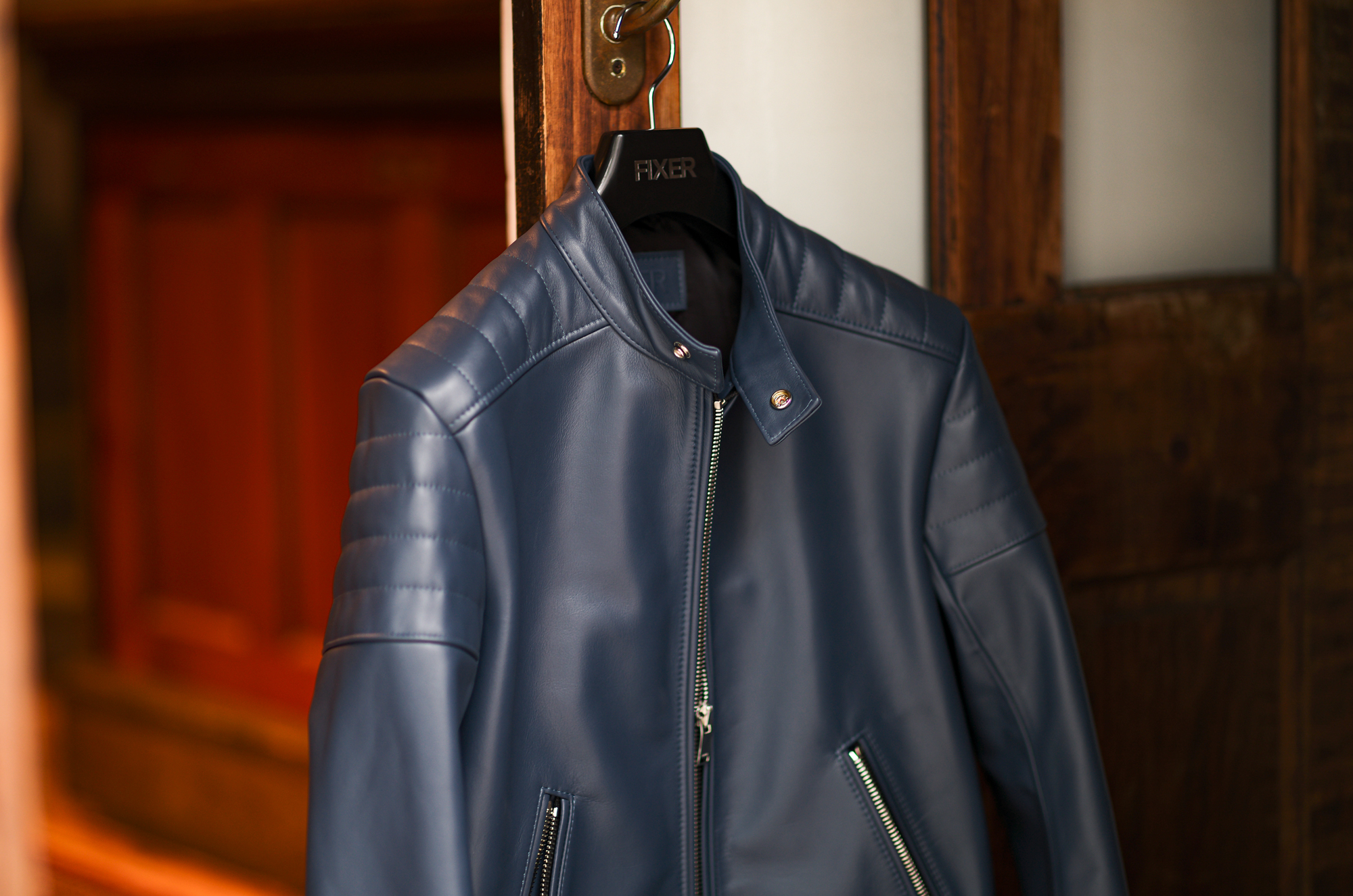 FIXER F2 SINGLE RIDERS Cow Leather NAVY フィクサー エフツー シングルライダース カウレザー ネイビー 愛知 名古屋 Alto e Diritto altoediritto アルトエデリット