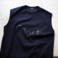 FIXER FNS-01 Reverse Print Sleeveless T-shirt “ALL NAVY”のイメージ