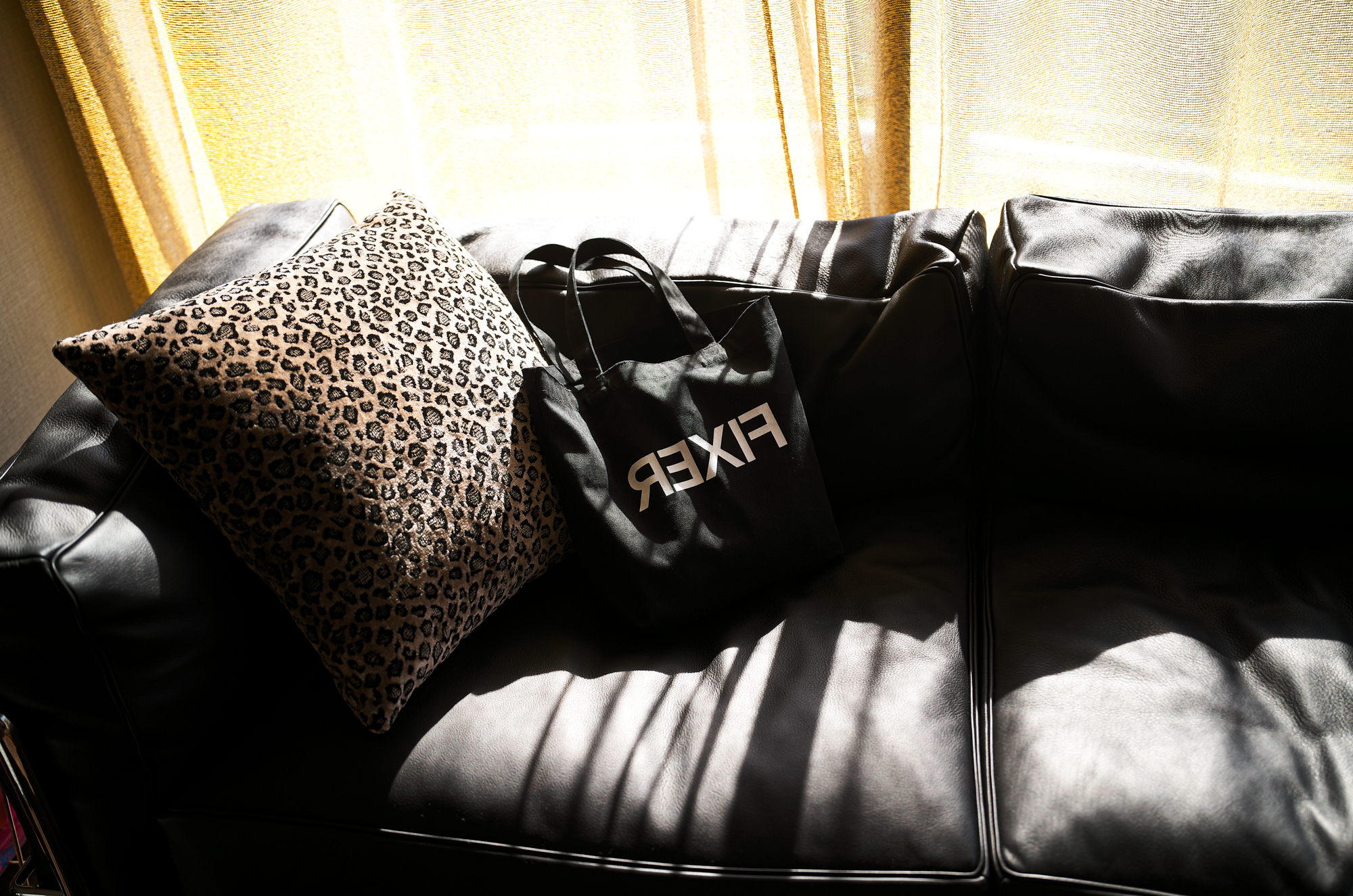 FIXER FTB-01 Reverse Print TOTE BAG BLACK フィクサー リバース トートバック ブラック キャンバストート 愛知 名古屋 Alto e Diritto altoediritto アルトエデリット