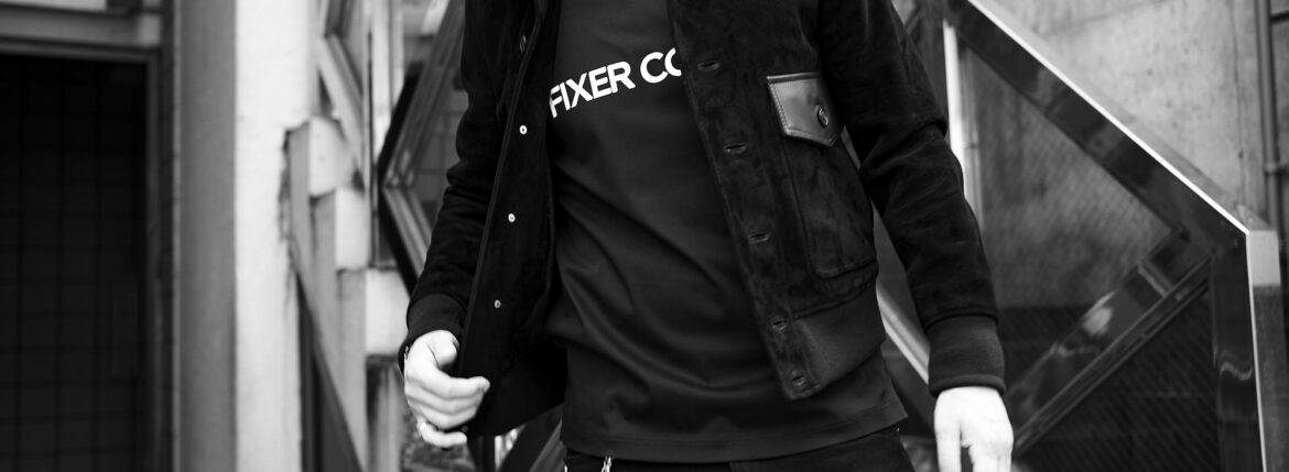 FIXER (フィクサー) FTS-15 FIXER COFFEE T-shirt プリント Tシャツ BLACK (ブラック) 愛知　名古屋 Alto e Diritto altoediritto アルトエデリット