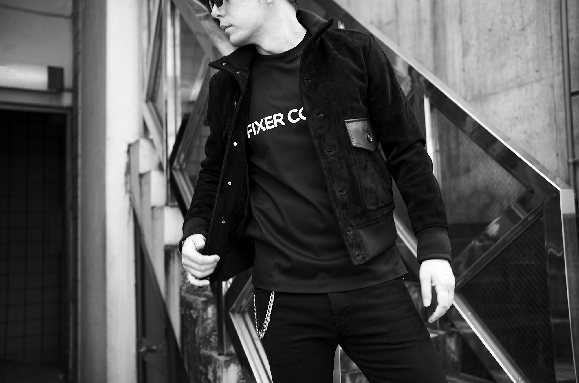 FIXER (フィクサー) FTS-15 FIXER COFFEE T-shirt プリント Tシャツ BLACK (ブラック) 愛知　名古屋 Alto e Diritto altoediritto アルトエデリット