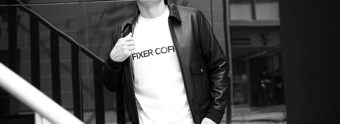 FIXER (フィクサー) FTS-15 FIXER COFFEE T-shirt プリント Tシャツ WHITE (ホワイト) 愛知　名古屋 Alto e Diritto altoediritto アルトエデリット