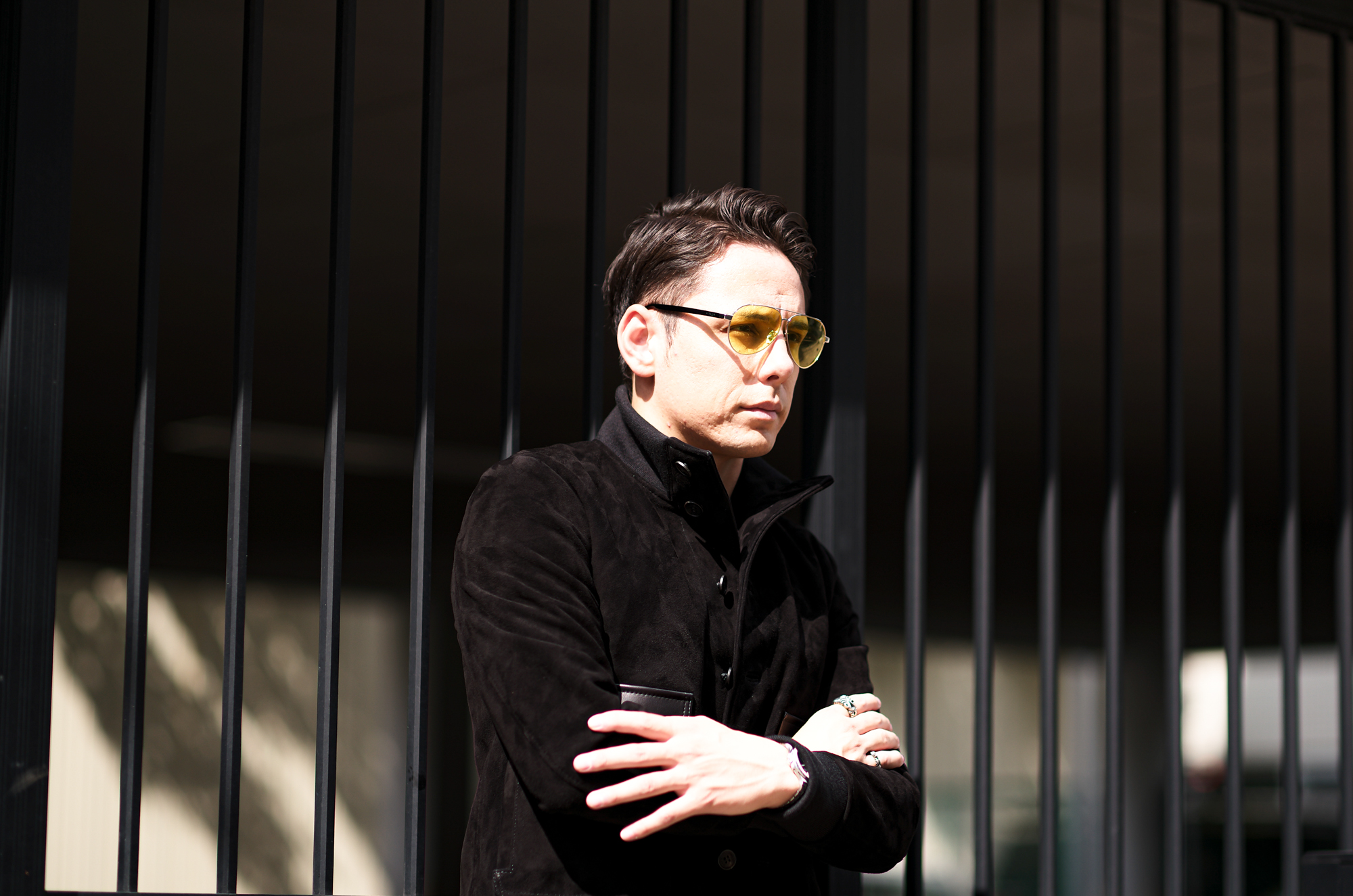 FIXER TOMBOY AVIATOR SUNGLASSES  SILVER x YELLOW フィクサー トムボーイ ティアドロップ シルバー イエロー サングラス アビエーター 愛知 名古屋 Alto e Diritto altoediritto アルトエデリット