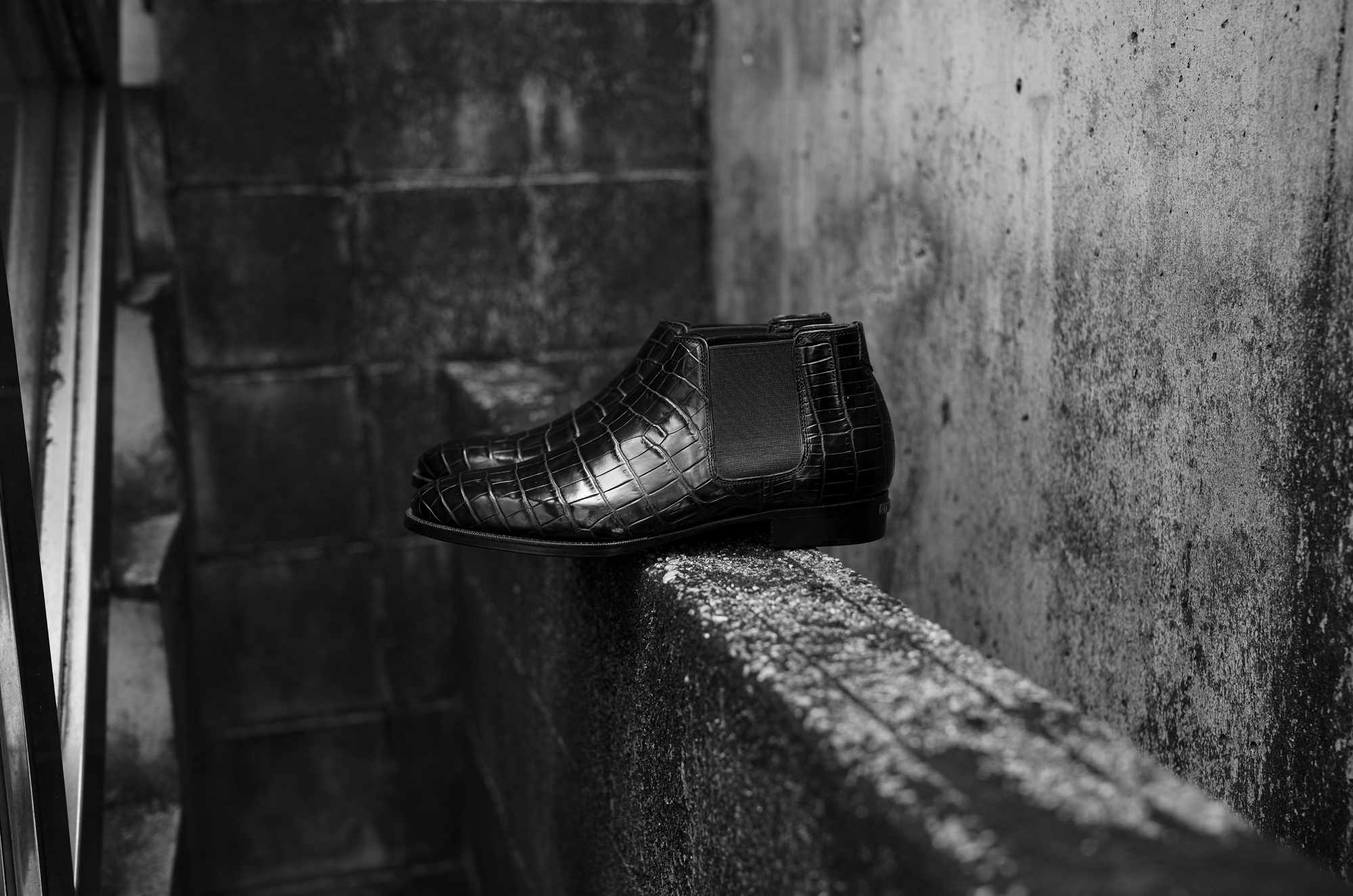 Georges de Patricia Diablo Crocodile // Heel Sole Custom 【Staff 私物】Georges de Patricia(ジョルジュ ド パトリシア) Diablo Crocodile (ディアブロ クロコダイル) 925 STERLING SILVER (925 スターリングシルバー) Crocodile クロコダイル エキゾチックレザー サイドゴアブーツ NOIR (ブラック) 【Special Boots】アルトエデリット ジョルジュドパトリシア ブーツ 超絶ブーツ ランボルギーニ ディアブロ lamborghini