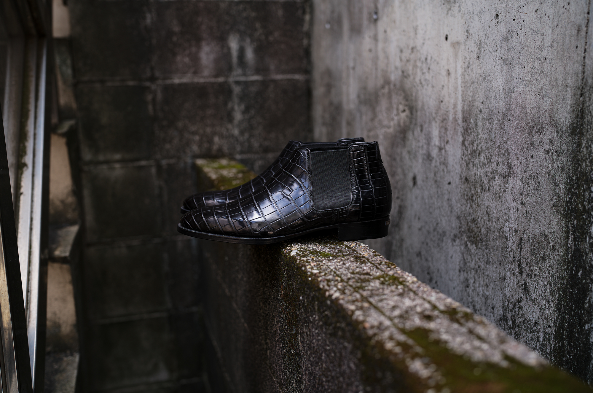 Georges de Patricia Diablo Crocodile // Heel Sole Custom 【Staff 私物】Georges de Patricia(ジョルジュ ド パトリシア) Diablo Crocodile (ディアブロ クロコダイル) 925 STERLING SILVER (925 スターリングシルバー) Crocodile クロコダイル エキゾチックレザー サイドゴアブーツ NOIR (ブラック) 【Special Boots】アルトエデリット ジョルジュドパトリシア ブーツ 超絶ブーツ ランボルギーニ ディアブロ lamborghini