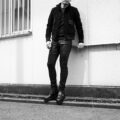 ISAMU KATAYAMA BACKLASH (イサムカタヤマ バックラッシュ) Deerskin Stretch Pants (ディアスキン ストレッチ パンツ) ディアスキン ストレッチ レザー スキニー パンツ BLACK (ブラック) 【ご予約受付中】のイメージ