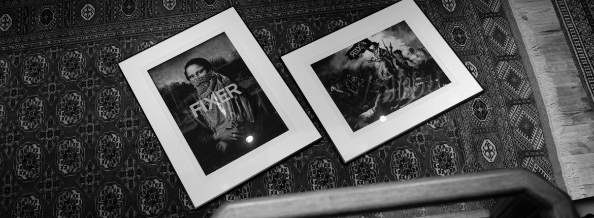 L/R BLACK MADNESS feat.FIXER /// L/R BLACK REVOLUTION feat.FIXER エルアール ブラックマッドネス フィクサー Alto e Diritto altoediritto アルトエデリット 絵画 ART アート モナリザ 愛知 名古屋