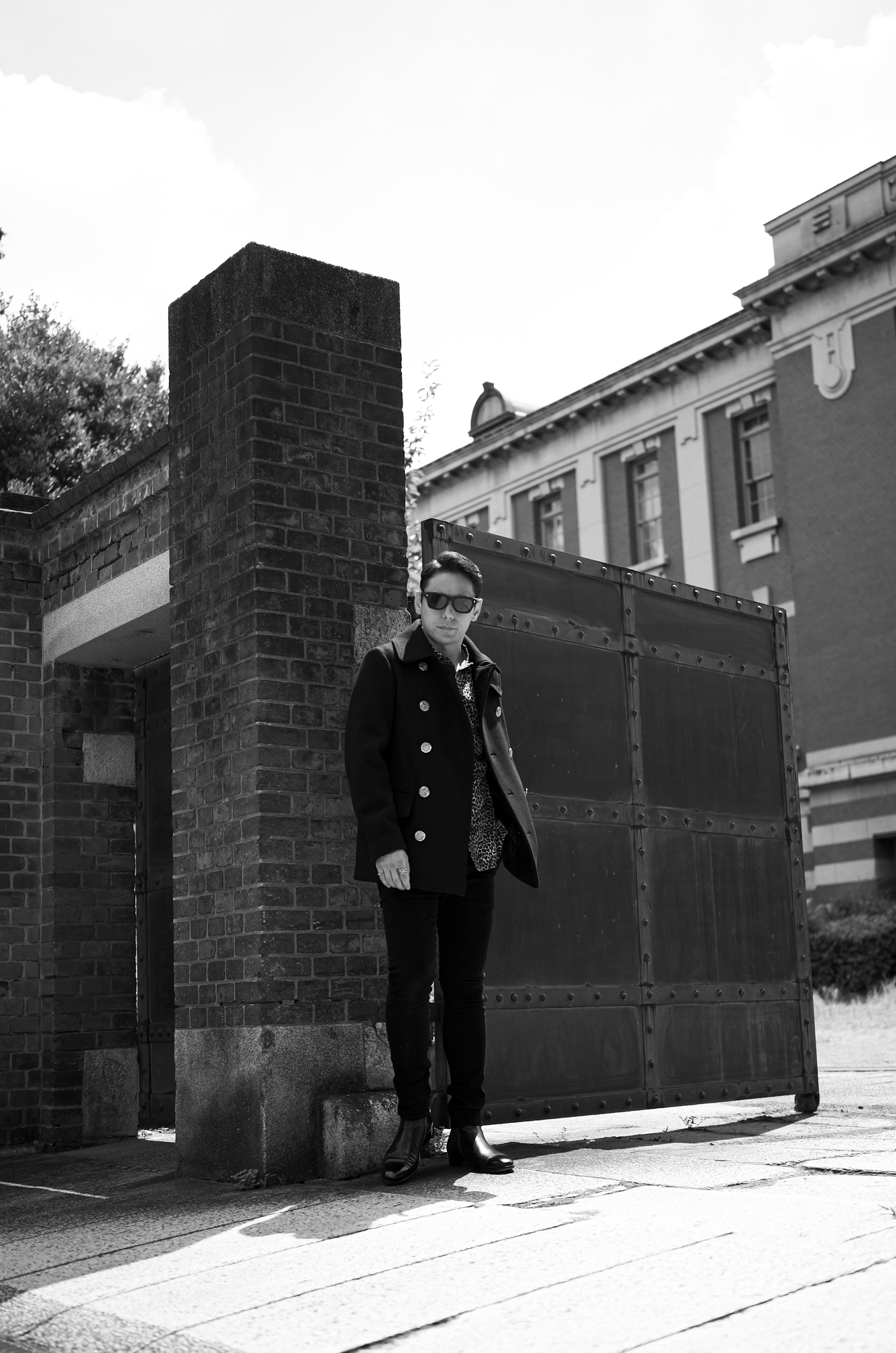 PRISONER (プリズナー) ID2020 WOOL PEA COAT 925 SILVER (ID2020 ウール ピーコート 925シルバー) ウール ピーコート BLACK (ブラック) 愛知 名古屋 Alto e Diritto altoediritto アルトエデリット