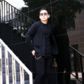 RIVORA (リヴォラ) Alashan Cashmere Knit Jacket アラシャン カシミア ニット ジャケット BLACK (ブラック・010) MADE IN JAPAN (日本製) 【ご予約受付中】のイメージ