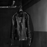 UNFADING "HAWK CROCODILE" SEMI DOUBLE RIDERS Cow Leather BLACK アンフェイディング ホーク クロコダイル クロコダイル エキゾチックレザー セミダブル ライダース ジャケット ブラック 愛知 名古屋 Alto e Diritto altoediritto アルトエデリット hawk 魔裟斗 masato 魔裟斗ライダース 魔裟斗レザー