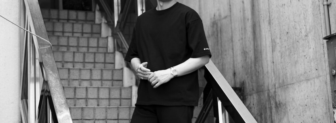 Volturno (ヴォルトゥルノ) Heavy Weight Big Square Tshirt ヘビーウエイト ビッグスクエア Tシャツ BLACK (ブラック) 愛知 名古屋 Alto e Diritto altoediritto アルトエデリット