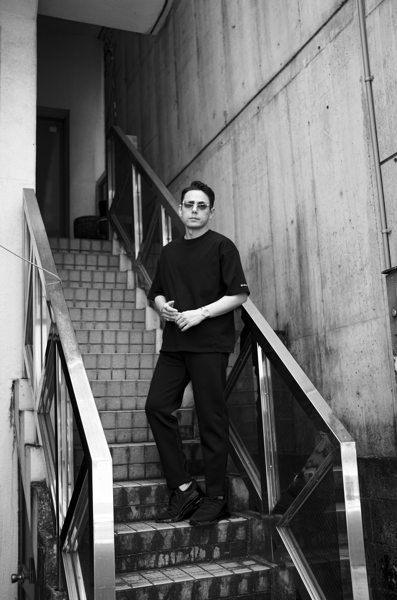 Volturno (ヴォルトゥルノ) Heavy Weight Big Square Tshirt ヘビーウエイト ビッグスクエア Tシャツ BLACK (ブラック) 愛知 名古屋 Alto e Diritto altoediritto アルトエデリット