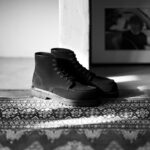 WH (ダブルエイチ) WHS-0755S 6-INCH CLASSIC MOC BOOTS (6インチ クラシック モック ブーツ) CHARLES F. STEAD SUPER BUCK (チャールズＦステッド スーパーバック) スエードレザー ブーツ MADE IN JAPAN (日本製) ダブルエイチ 6インチ クラシックモックブーツ ブラック ブラックスエード アイリッシュセッター レザーブーツ レザーシューズ ブラック 愛知 名古屋 Alto e Diritto altoediritto アルトエデリット