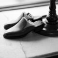 Yohei Fukuda “Bespoke” Plane Toe Sandal Country Calf Grain Leather Grey 2025のイメージ