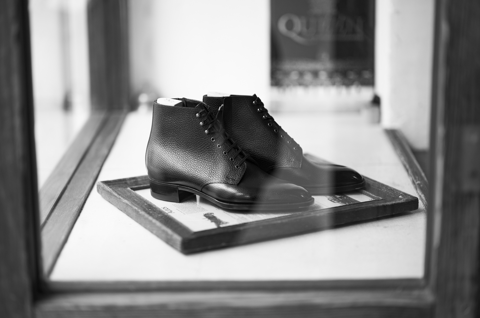 Yohei Fukuda MTO Derby Boot Wild Grain Black 2025 ヨウヘイフクダ ダービーブーツ ワイルドグレイン ブラック 2025年 愛知 名古屋 Alto e Diritto altoediritto アルトエデリット