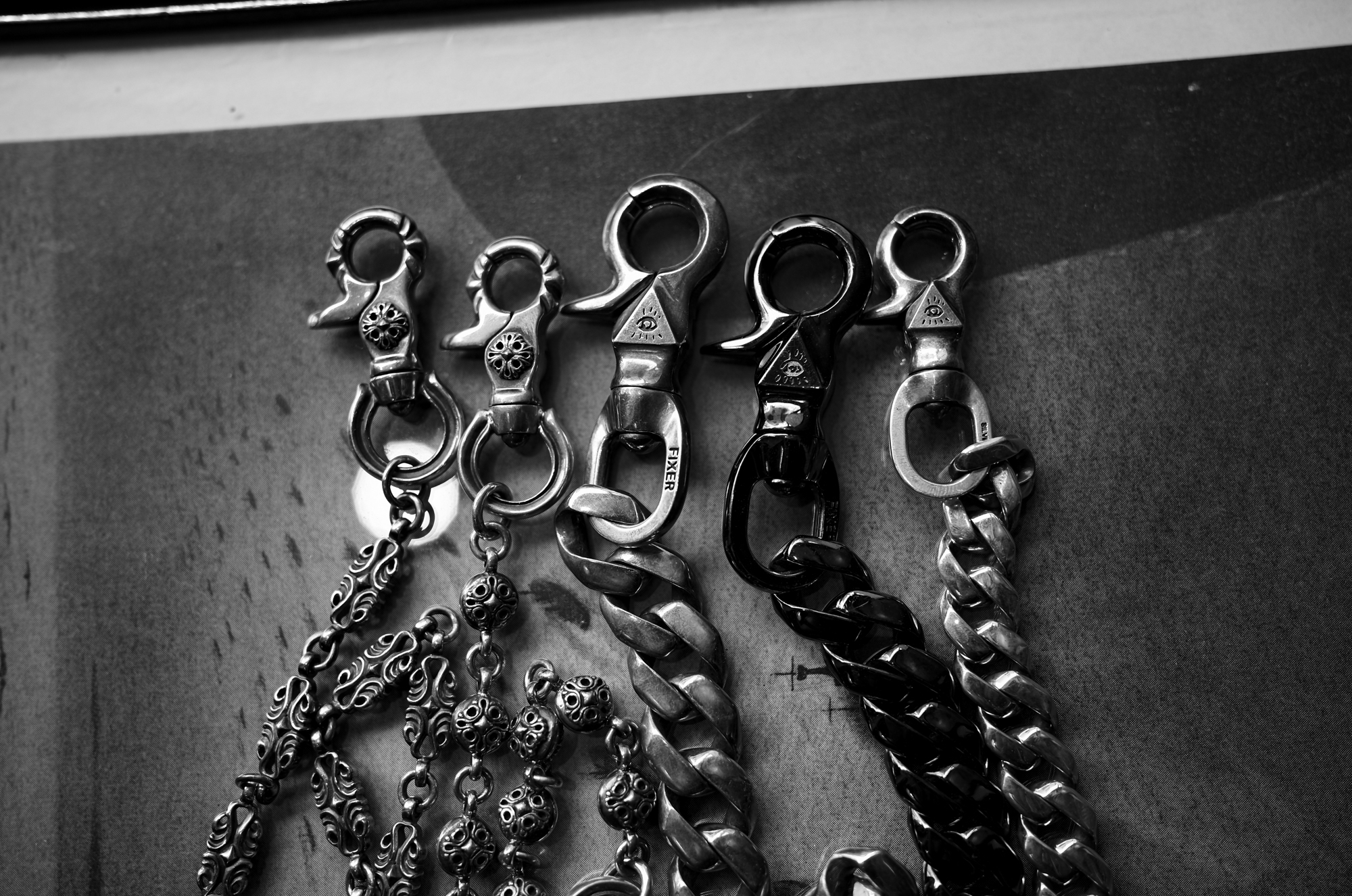 Balvenie Wilhelm CRUSADER WALLET CHAIN 2CLIP 11PIEACE 925 SILVER // Balvenie Wilhelm BULLET WALLET CHAIN 2CLIP 925 SILVER // FIXER FWC-01 ILLUMINATI EYES WALLET CHAIN 2CLIP 925 STERLING SILVER // FIXER FWC-01 ILLUMINATI EYES WALLET CHAIN 2CLIP 925 STERLING SILVER BLACK RHODIUM // FIXER FWC-02 SMALL ILLUMINATI EYES WALLET CHAIN 2CLIP 925 STERLING SILVER バルヴェニー ヴィルヘルム クルセーダーウォレットチェーン バレットウォレットチェーン フィクサー イルミナティアイズウォレットチェーン 925シルバー ブラックロジウム 愛知 名古屋 Alto e Diritto altoediritto アルトエデリット