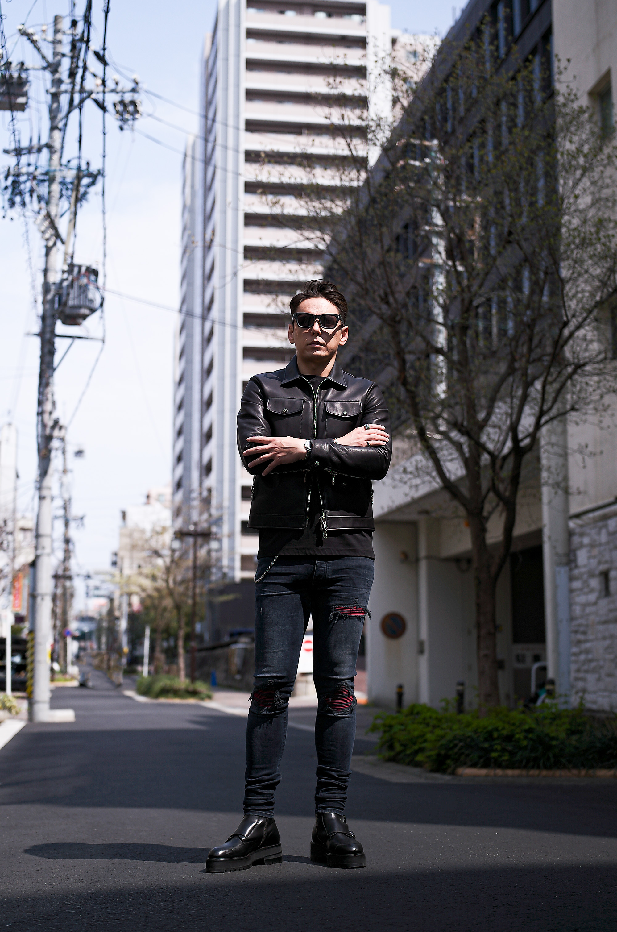 Balvenie Wilhelm (バルヴェニー ヴィルヘルム) No.05 TRACKER JACKET 925 SILVER (ナンバーゼロファイブ トラッカージャケット 925シルバー) COW LEATHER (カウレザー) レザー ジャケット BLACK (ブラック) Made In England (イギリス製)  【ご予約開始】愛知 名古屋 Alto e Diritto altoediritto アルトエデリット