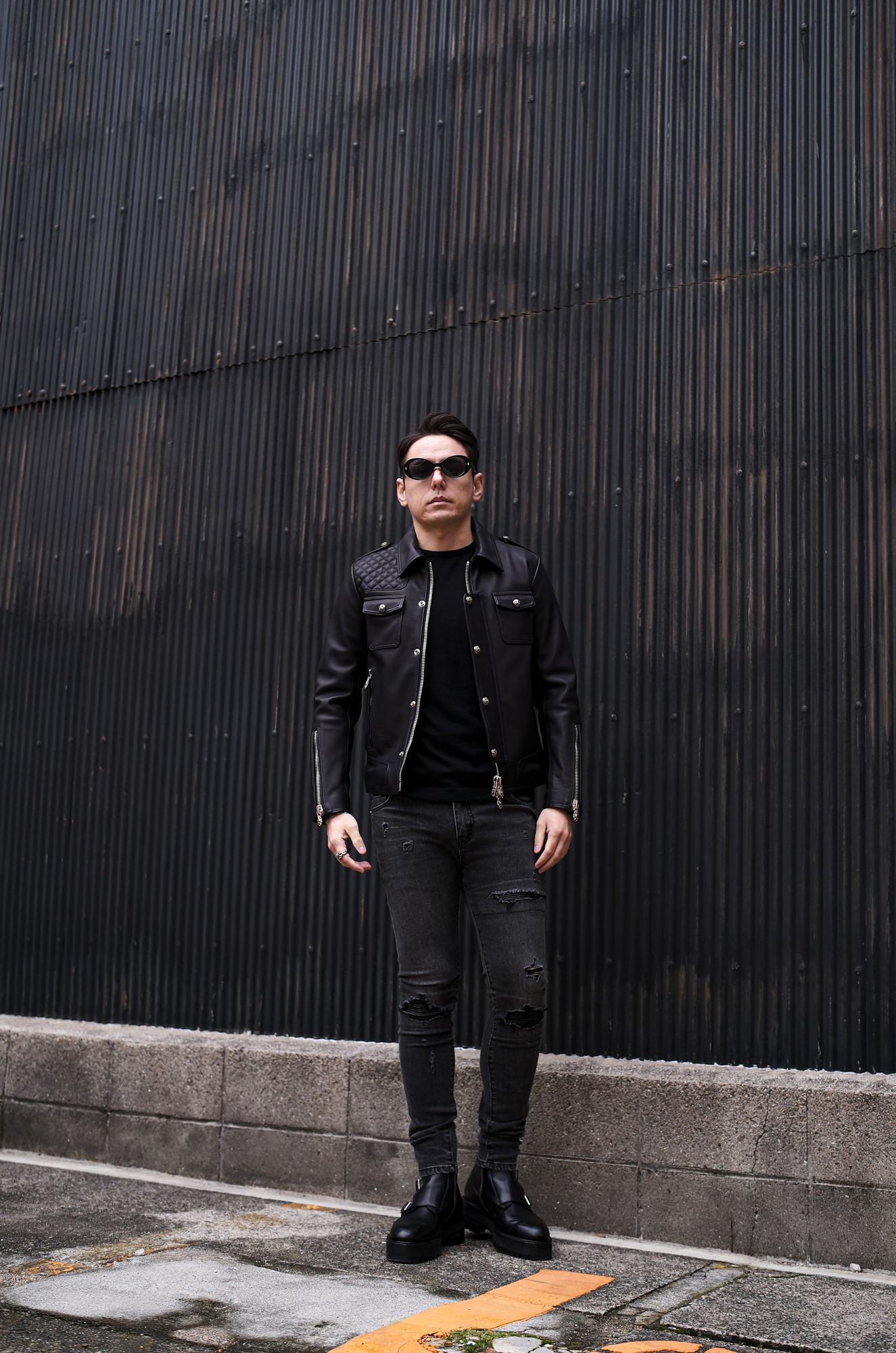Balvenie Wilhelm (バルヴェニー ヴィルヘルム) No.06 HUNTING JACKET 925 SILVER (ナンバーゼロシックス ハンティング ジャケット 925シルバー) COW LEATHER (カウレザー) レザー ジャケット BLACK (ブラック) Made In England (イギリス製) 2025 愛知 名古屋 Alto e Diritto altoediritto アルトエデリット