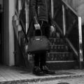 Balvenie Wilhelm (バルヴェニー ヴィルヘルム) No.29 LEATHER BAG 925 SILVER (ナンバー トゥエンティ ナイン レザーバッグ 925シルバー) COW LEATHER (カウレザー) レザー バッグ BLACK (ブラック) Made In England (イギリス製) 【ご予約受付中】のイメージ