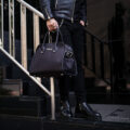 Balvenie Wilhelm (バルヴェニー ヴィルヘルム) No.29 LEATHER BAG 925 SILVER (ナンバー トゥエンティ ナイン レザーバッグ 925シルバー) COW LEATHER (カウレザー) レザー バッグ BLACK (ブラック) Made In England (イギリス製) 【ご予約開始】のイメージ