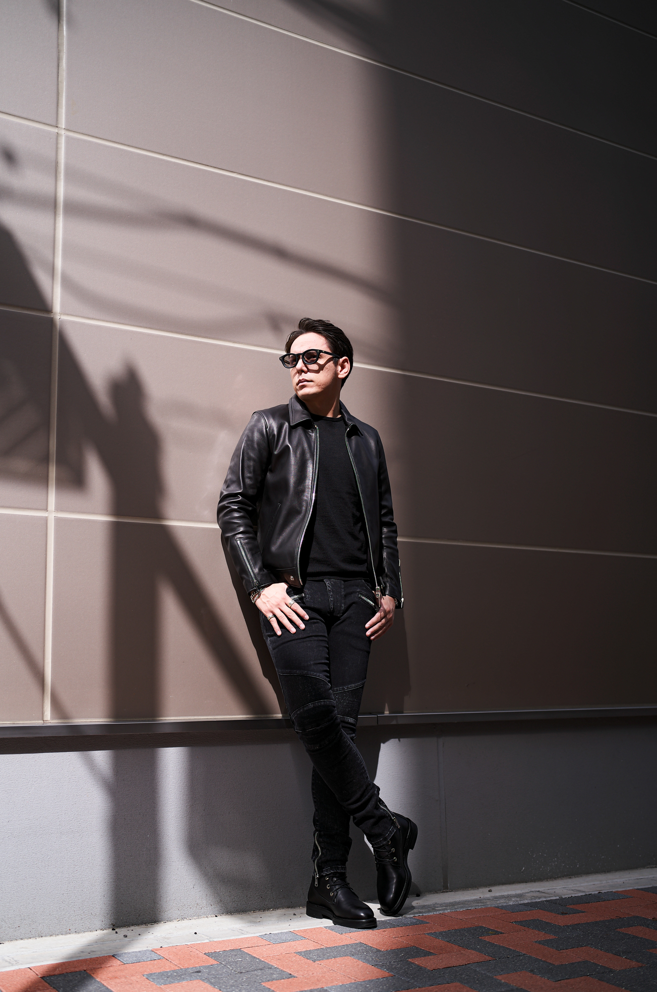 cuervo bopoha (クエルボ ヴァローナ) Satisfaction Leather Collection (サティスファクション レザー コレクション) TOM (トム) LAMB LEATHER (ラムレザー) シングル レザー ジャケット BLACK (ブラック) MADE IN JAPAN (日本製) 愛知 名古屋 Alto e Diritto altoediritto アルトエデリット ライダースジャケット