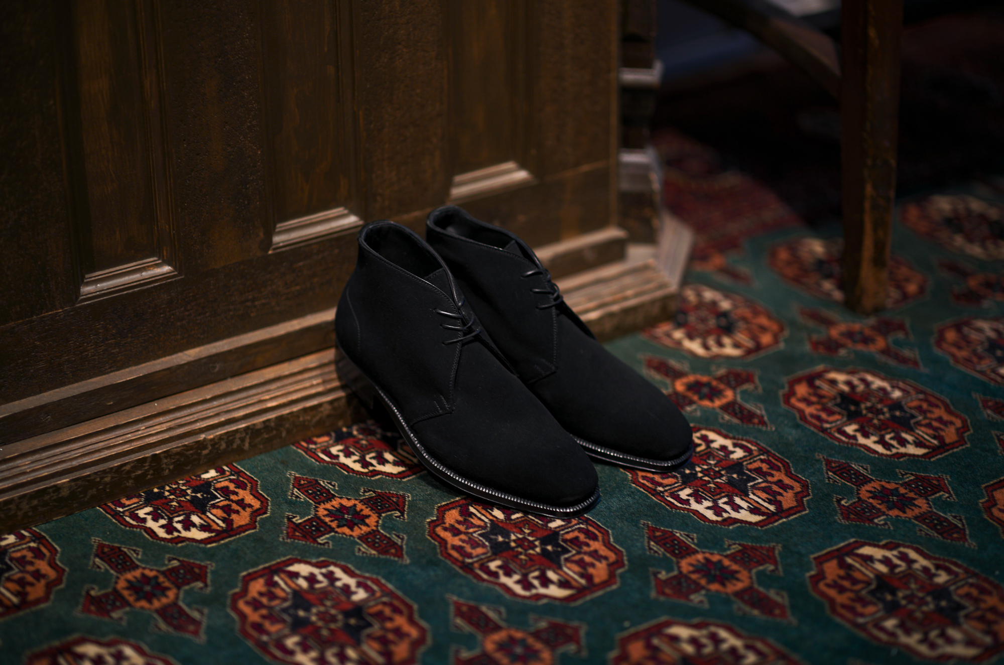 ENZO BONAFE "ART.3369" Chukka boots SUPER BUCK NERO 2025 エンツォボナフェ チャッカブーツ スーパーバック ブラック 愛知 名古屋 Alto e Diritto altoediritto アルトエデリット