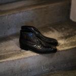 ENZO BONAFE "ART.3369" Crocodile Chukka boots COCCO NERO 2025 エンツォボナフェ チャッカブーツ クロコダイル ブラック 愛知 名古屋 Alto e Diritto altoediritto アルトエデリット