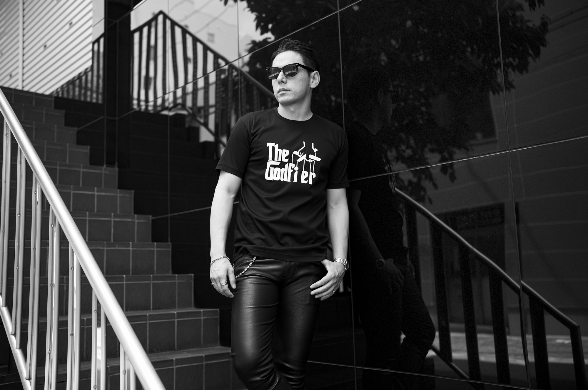FIXER (フィクサー) FTS-09 The God fixer プリント Tシャツ BLACK (ブラック) WHITE (ホワイト) 【ご予約開始】フィクサー エフティーエス ゴットフィクサー ブラック 愛知 名古屋 Alto e Diritto altoediritto アルトエデリット