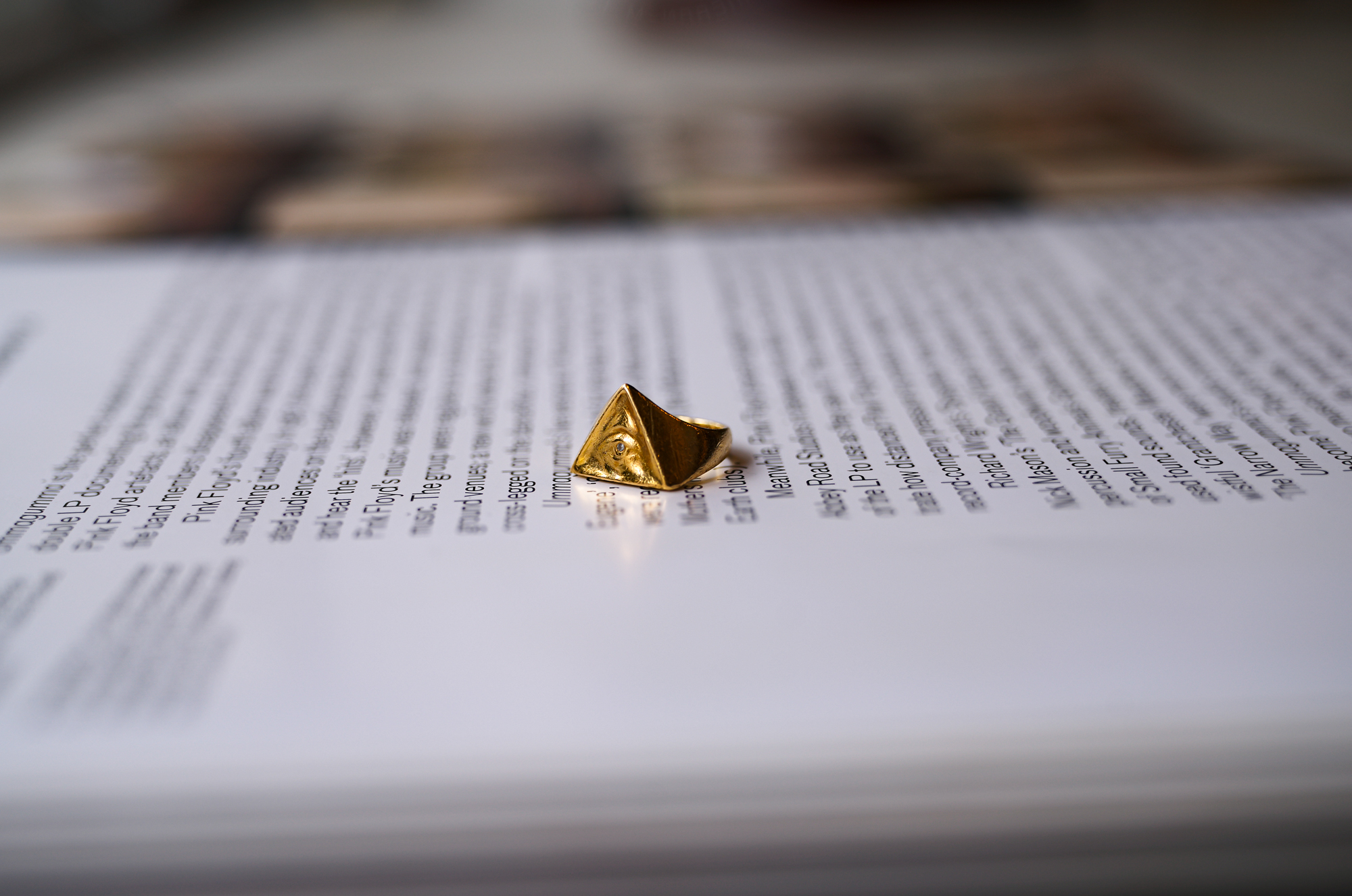 FIXER ILLUMINATI EYES RING 22K GOLD SP フィクサー イルミナティアイズリング 22K ゴールド スペシャル ダイヤモンド ホワイトダイヤ 愛知 名古屋 Alto e Diritto altoediritto アルトエデリット