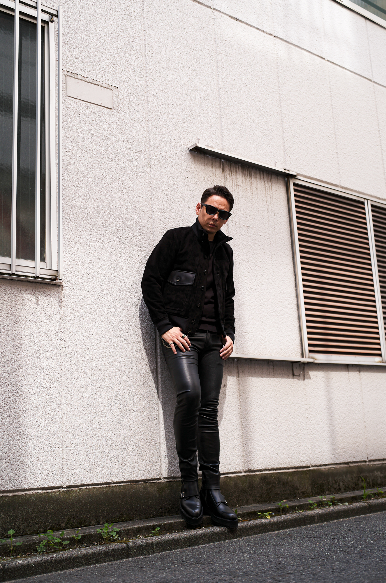 ISAMU KATAYAMA BACKLASH Deerskin Stretch Pants イサムカタヤマ バックラッシュ アルトエデリット ディアスキン ストレッチ パンツ ブラック 愛知 名古屋 Alto e Diritto altoediritto アルトエデリット