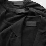 RIVORA "Alashan Cashmere" Black Name Series リヴォラ アルトエデリット カシミヤ カシミア クルーネック ニット Tシャツ ロングスリーブ ニットジャケット カシミヤジャケット ブラック 愛知 名古屋 Alto e Diritto altoediritto アルトエデリット