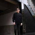 Volturno (ヴォルトゥルノ) Heavy weight Crew neck Sweat ヘビーウエイト クルーネック スウェット BLACK (ブラック) 2025秋冬のイメージ