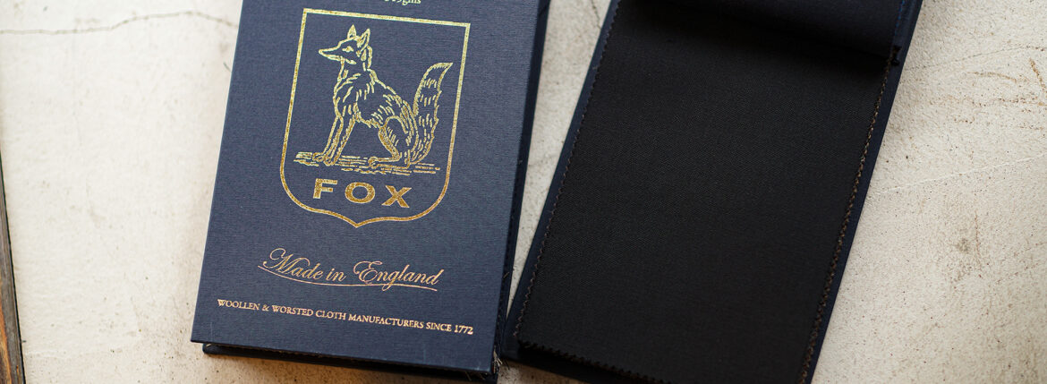 Sartoria Curvarti "BESPOKE" FOX BROTHERS FOX CITY 100 MERINO WOOL DOUBLE BREASTED BLAZER BLACK 2026 サルトリアクルヴァルティ ビスポーク フォックスブラザーズ フォックスシテイ メリノウール ダブルブレステッド ジャケット テーラード 愛知 名古屋 Alto e Diritto altoediritto アルトエデリット