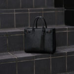 ACATE × cuervo bopoha "KARIF MINI" SHRINK LEATHER NERO × GOLD アカーテ × クエルボ ヴァローナ カリフミニ シュリンクレザー トートバッグ レザーバッグ 愛知 名古屋 Alto e Diritto altoediritto アルトエデリット