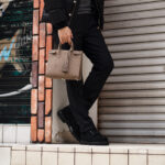 ACATE × cuervo bopoha (アカーテ × クエルボ ヴァローナ) KARIF MINI (カリフミニ) SHRINK LEATHER (シュリンクレザー) トートバッグ レザーバッグ BORDEAUX × SILVER (ボルドー×シルバー) 愛知 名古屋 Alto e Diritto altoediritto アルトエデリットBAG LEATHER BAG カバン