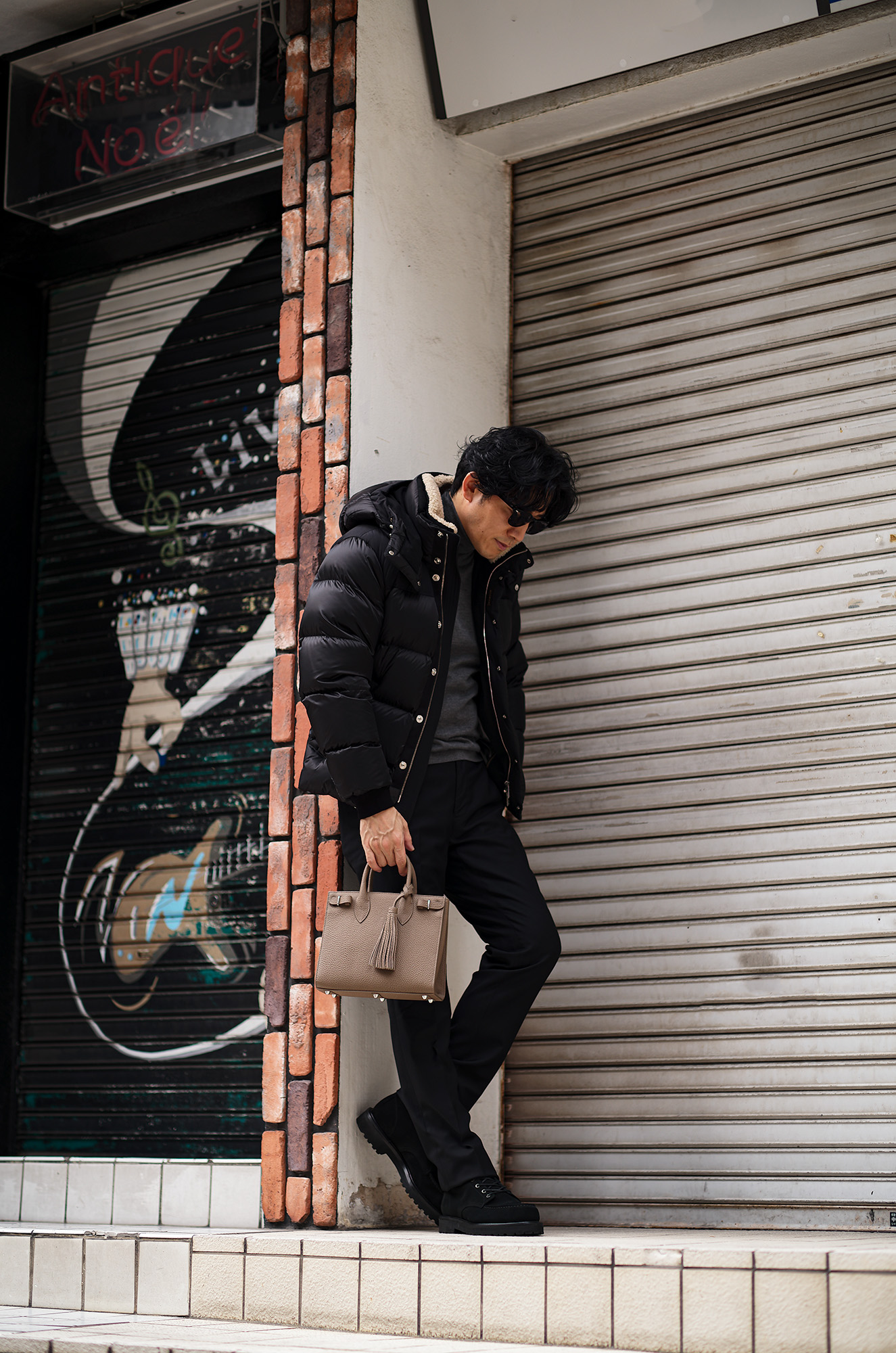 ACATE × cuervo bopoha (アカーテ × クエルボ ヴァローナ) KARIF MINI (カリフミニ) SHRINK LEATHER (シュリンクレザー) トートバッグ レザーバッグ TAUPE × SILVER (トープ×シルバー) 愛知 名古屋 Alto e Diritto altoediritto アルトエデリットBAG LEATHER BAG カバン