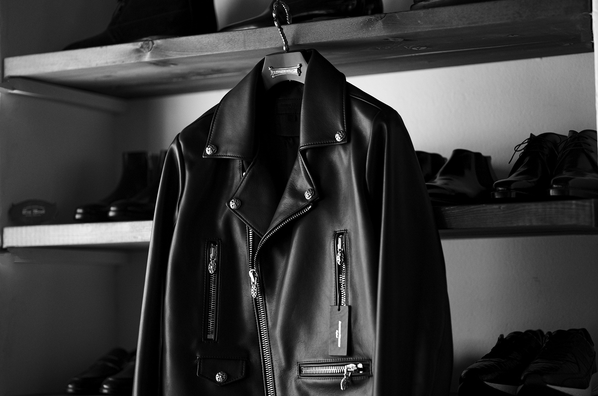 カルバンクライン レザージャケット ブラック XL t285]カルバンクライン本革レザージャケットブラックXLサイズアメリカ古着