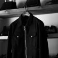 Balvenie Wilhelm “No.05” TRACKER JACKET 925 SILVER DEER OIL BACK SUEDE LEATHER BLACKのイメージ