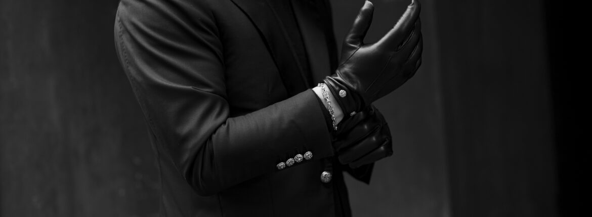 Balvenie Wilhelm (バルヴェニー ヴィルヘルム) No.28 LEATHER GLOVES 925 SILVER (ナンバー トゥエンティエイト レザーグローブ 925シルバー) カシミアライニング ラムレザー グローブ BLACK (ブラック) 愛知 名古屋 Alto e Diritto altoediritto アルトエデリット