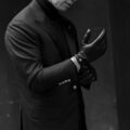 Balvenie Wilhelm (バルヴェニー ヴィルヘルム) No.28 LEATHER GLOVES 925 SILVER (ナンバー トゥエンティエイト レザーグローブ 925シルバー) カシミアライニング ラムレザー グローブ BLACK (ブラック) 【ご予約受付中】のイメージ