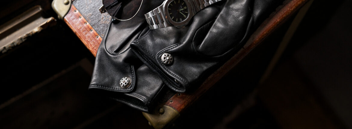 Balvenie Wilhelm (バルヴェニー ヴィルヘルム) No.28 LEATHER GLOVES 925 SILVER (ナンバー トゥエンティエイト レザーグローブ 925シルバー) カシミアライニング ラムレザー グローブ BLACK (ブラック) 愛知 名古屋 Alto e Diritto altoediritto アルトエデリット